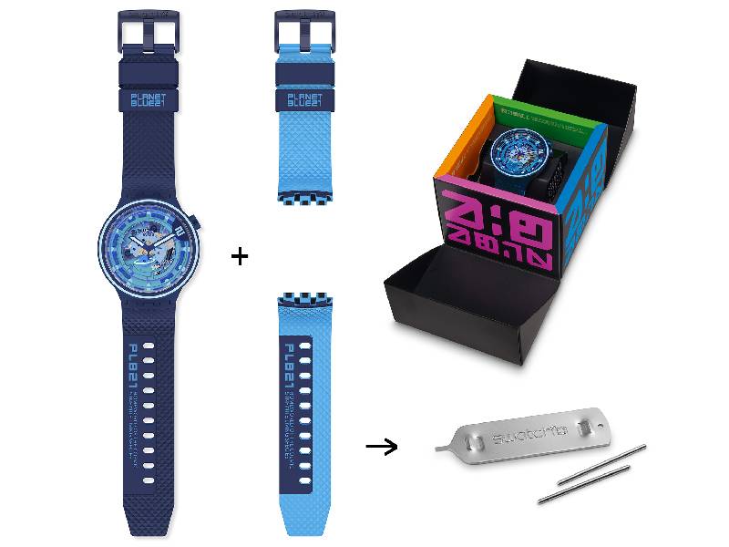 SWATCH SECOND HOME BIG BOLD PLANETS SB01N101